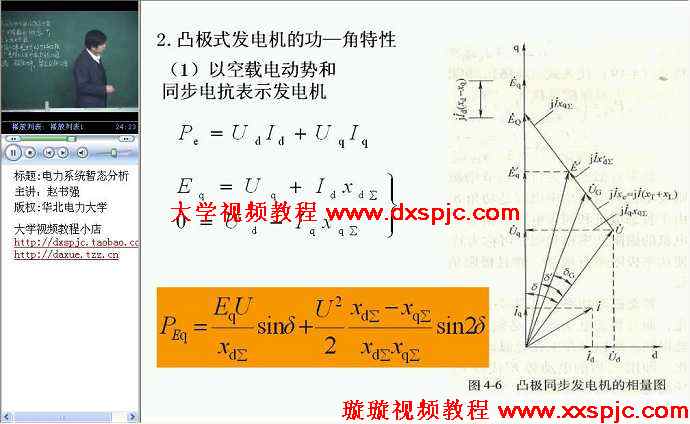 电力系统暂态分析视频教程
